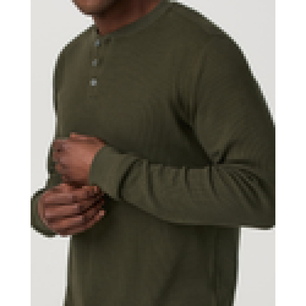Vuori Mens Waffle Henley