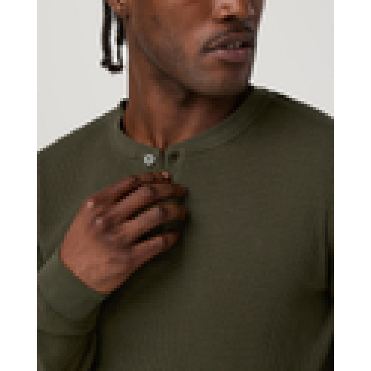 Vuori Mens Waffle Henley