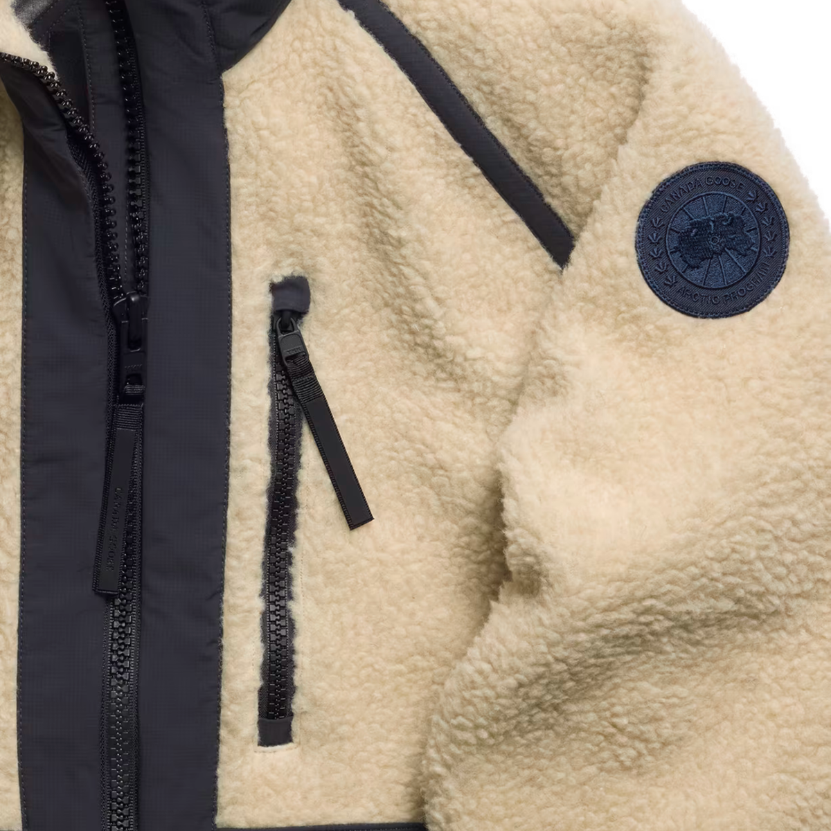  Canada Goose Mens Westport Fleece Jacket-9108 Light Tan/Nocturne