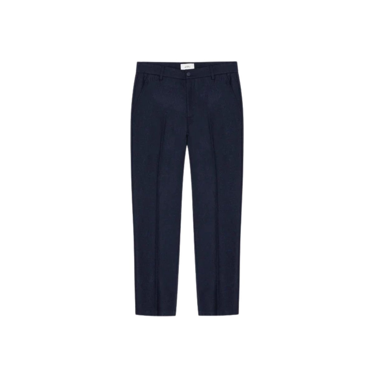 Les Deux Mens Wool Reg Suit Pants-Dark Navy