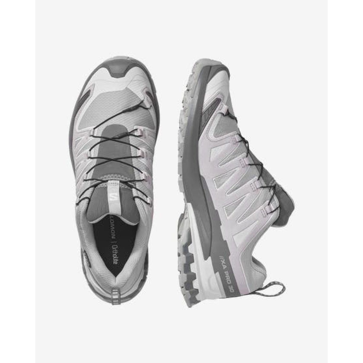 Salomon Mens XA Pro 3D V9 Gore-Tex in Alloy / Castlerock / Lunar Rock