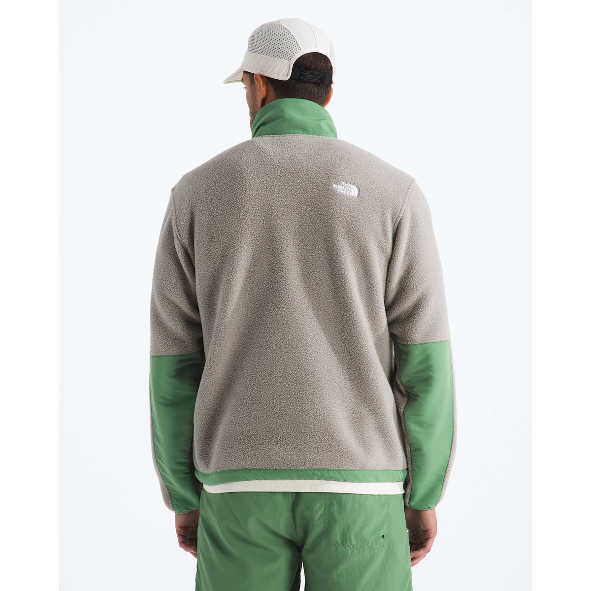 The North Face Mens Yumiori Off Peak 1/2 Zip Jacket - GO5_Stone Slab/Dimmed Algae