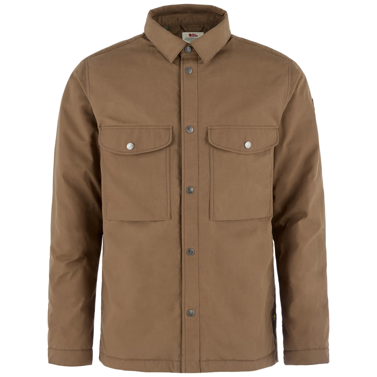 Fjallraven Mens Ãƒâ€“vik Down Shirt Jacket - Wood Brown