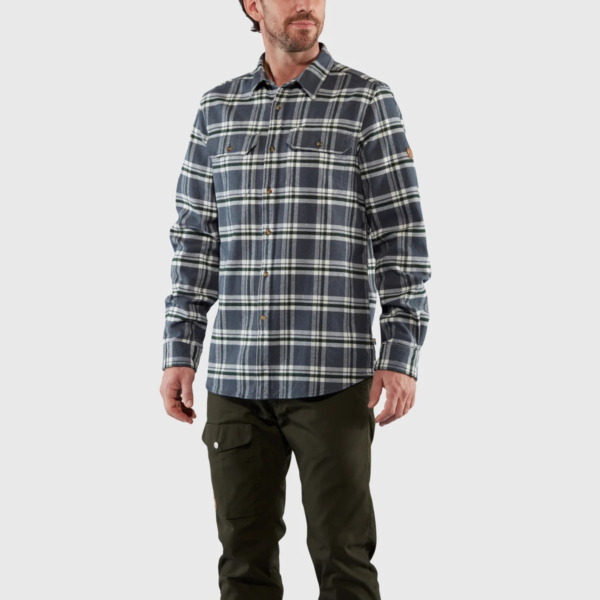 Fjallraven Mens Ãƒâ€“vik Heavy Flannel Shirt