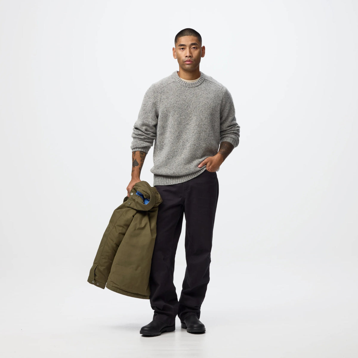 Fjallraven Mens Ãƒâ€“vik Neps Knit Sweater