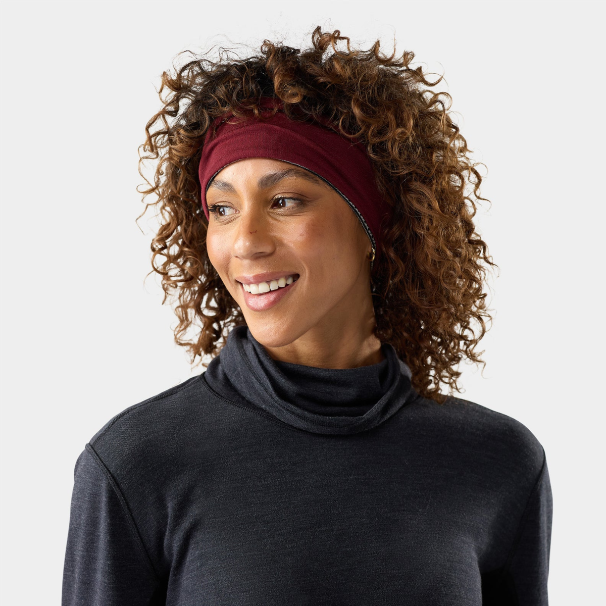 Smartwool Merino 250 Reversible Headband-Black Fair