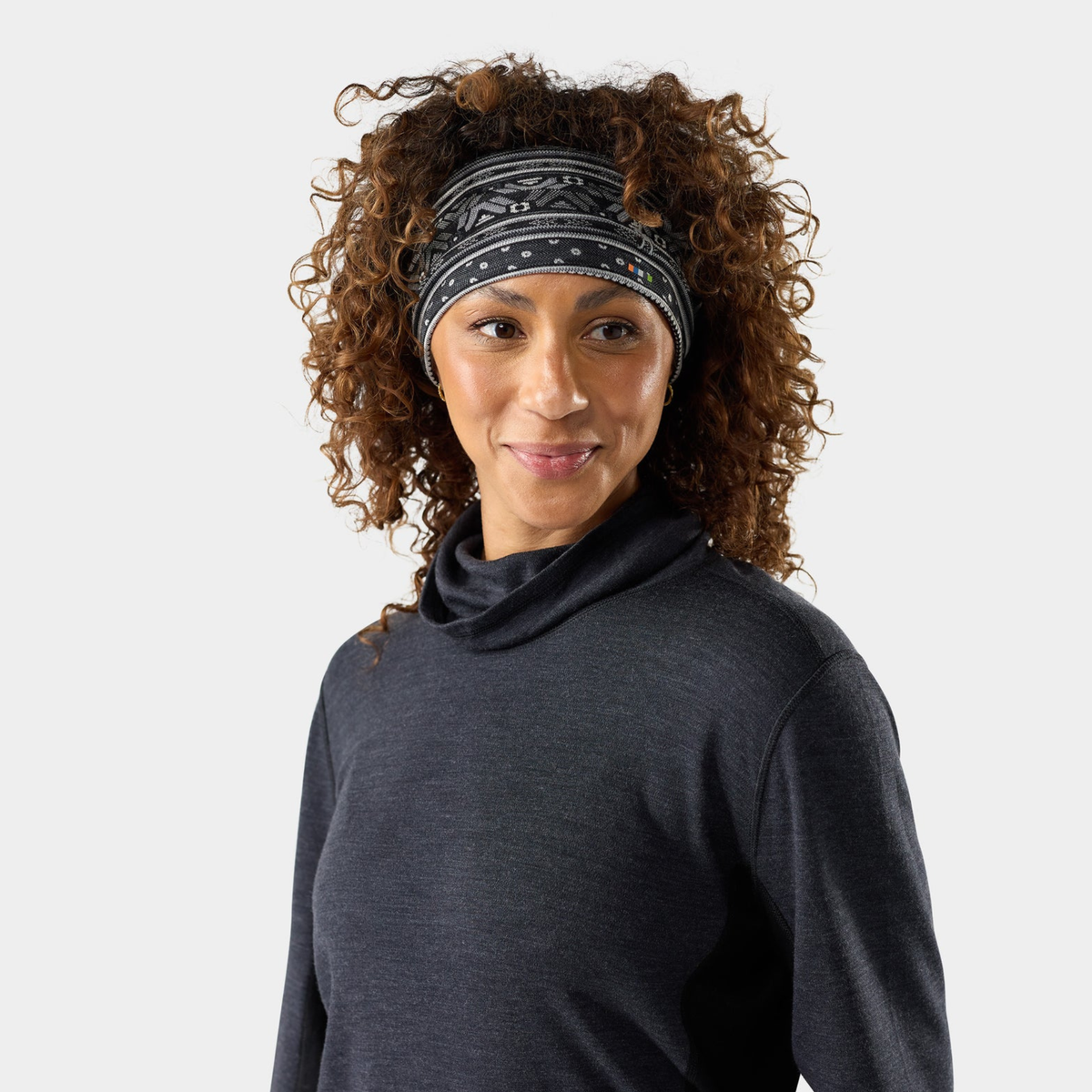 Smartwool Merino 250 Reversible Headband-Black Fair