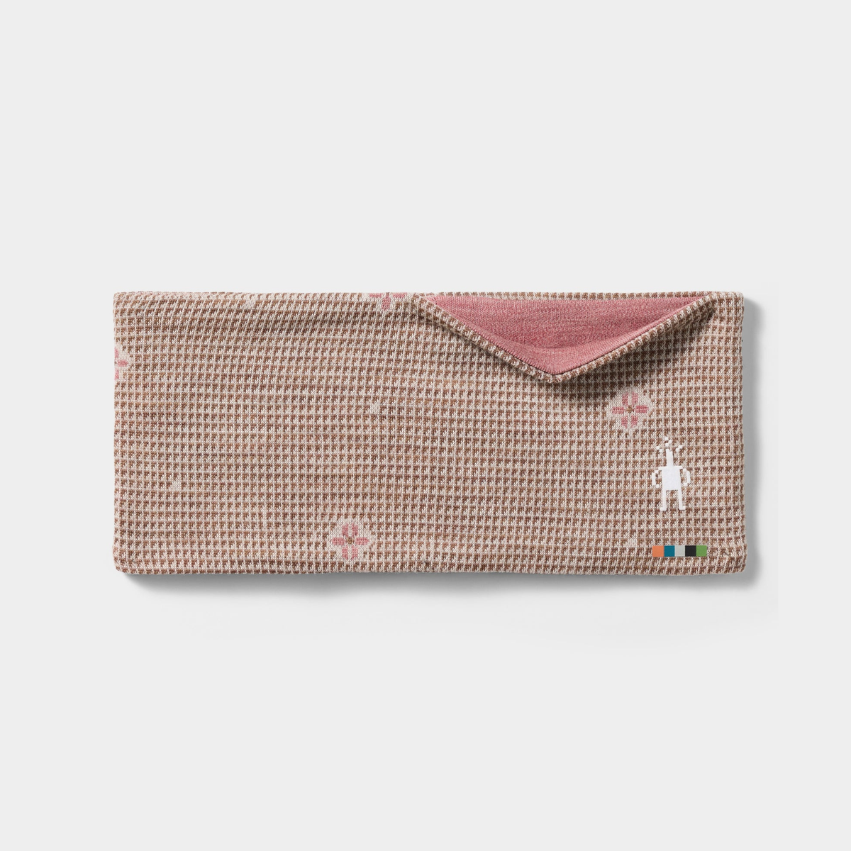 Smartwool Merino 250 Reversible Headband-Mocha Mini Meadow