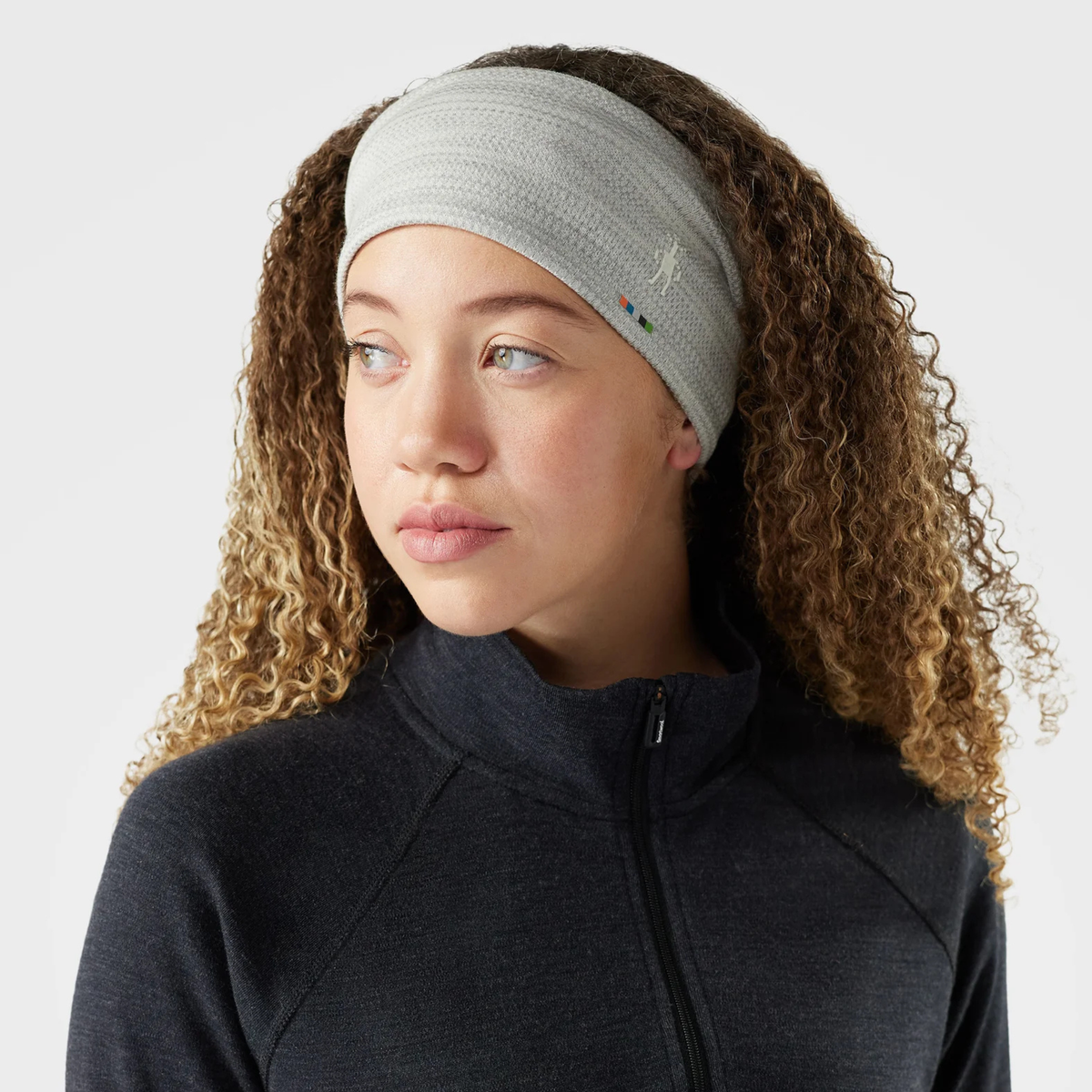 Smartwool Merino 250 Reversible Headband-Light Gray
