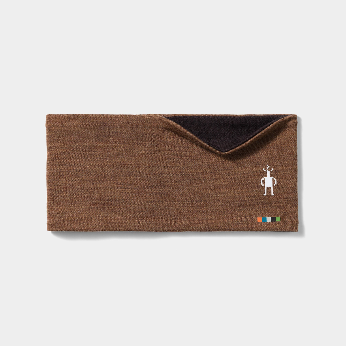 Smartwool Merino 250 Reversible Headband-Mocha Heather