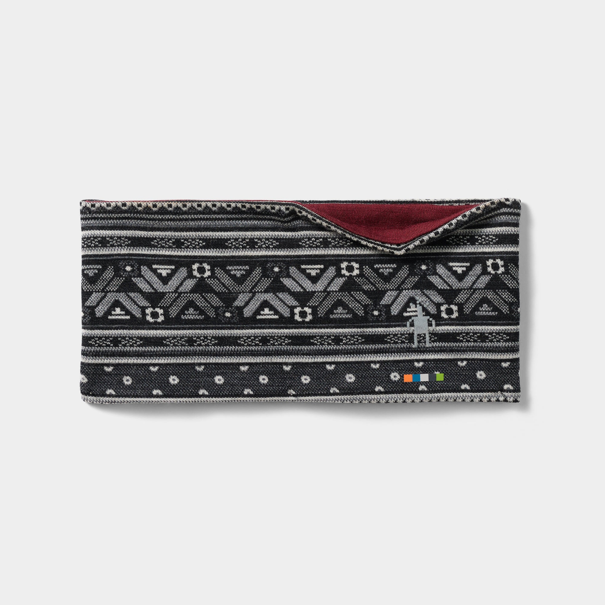Smartwool Merino 250 Reversible Headband-Black Fair