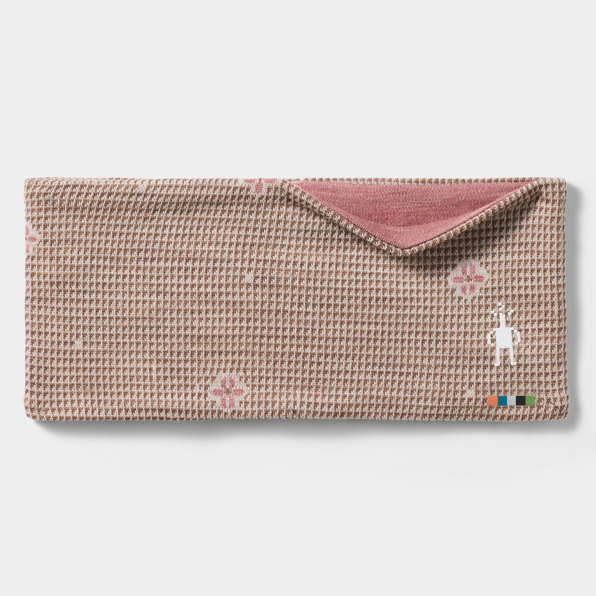 Smartwool Merino 250 Reversible Headband - R43_Mocha Mini Meadow
