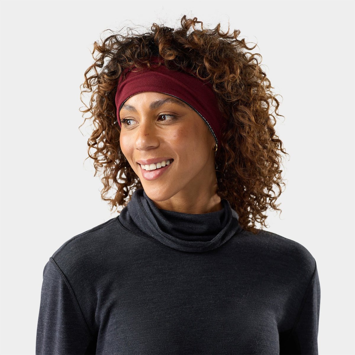 Smartwool Merino 250 Reversible Headband - R36_Black Fair Isle Fun