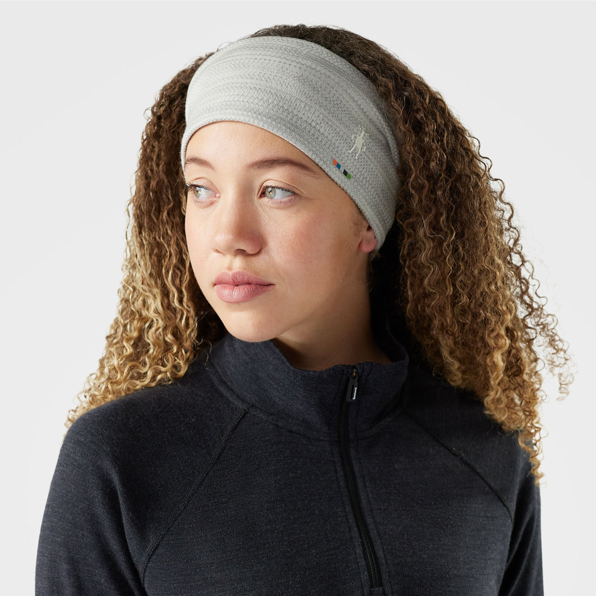 Smartwool Merino 250 Reversible Headband - P98_Light Gray Color Shift