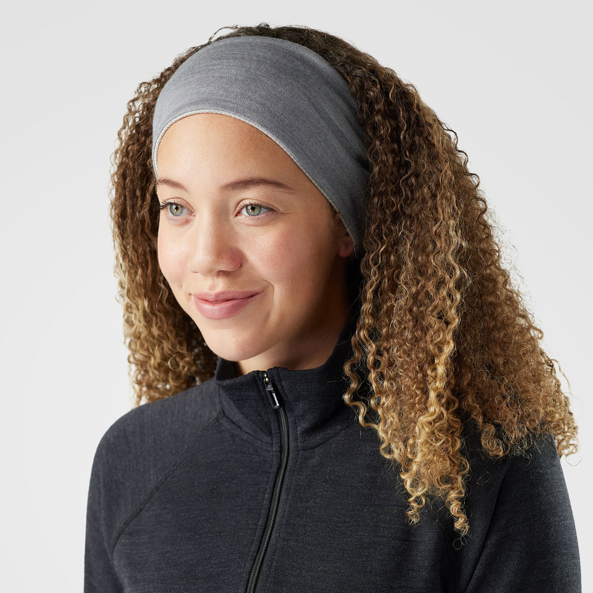 Smartwool Merino 250 Reversible Headband - P98_Light Gray Color Shift