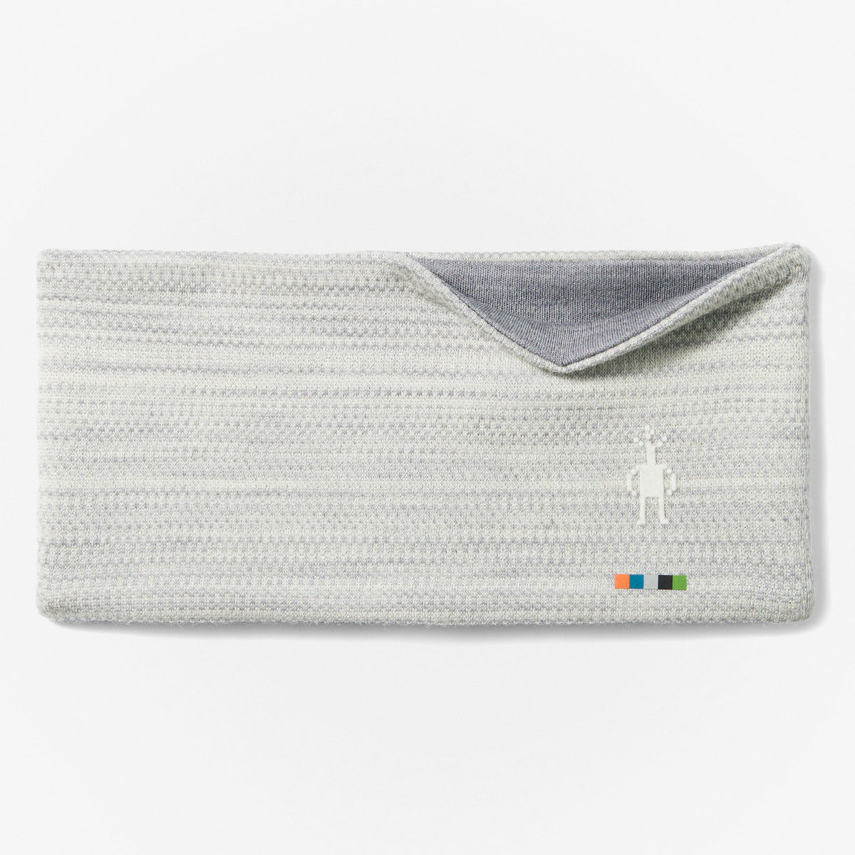 Smartwool Merino 250 Reversible Headband - P98_Light Gray Color Shift