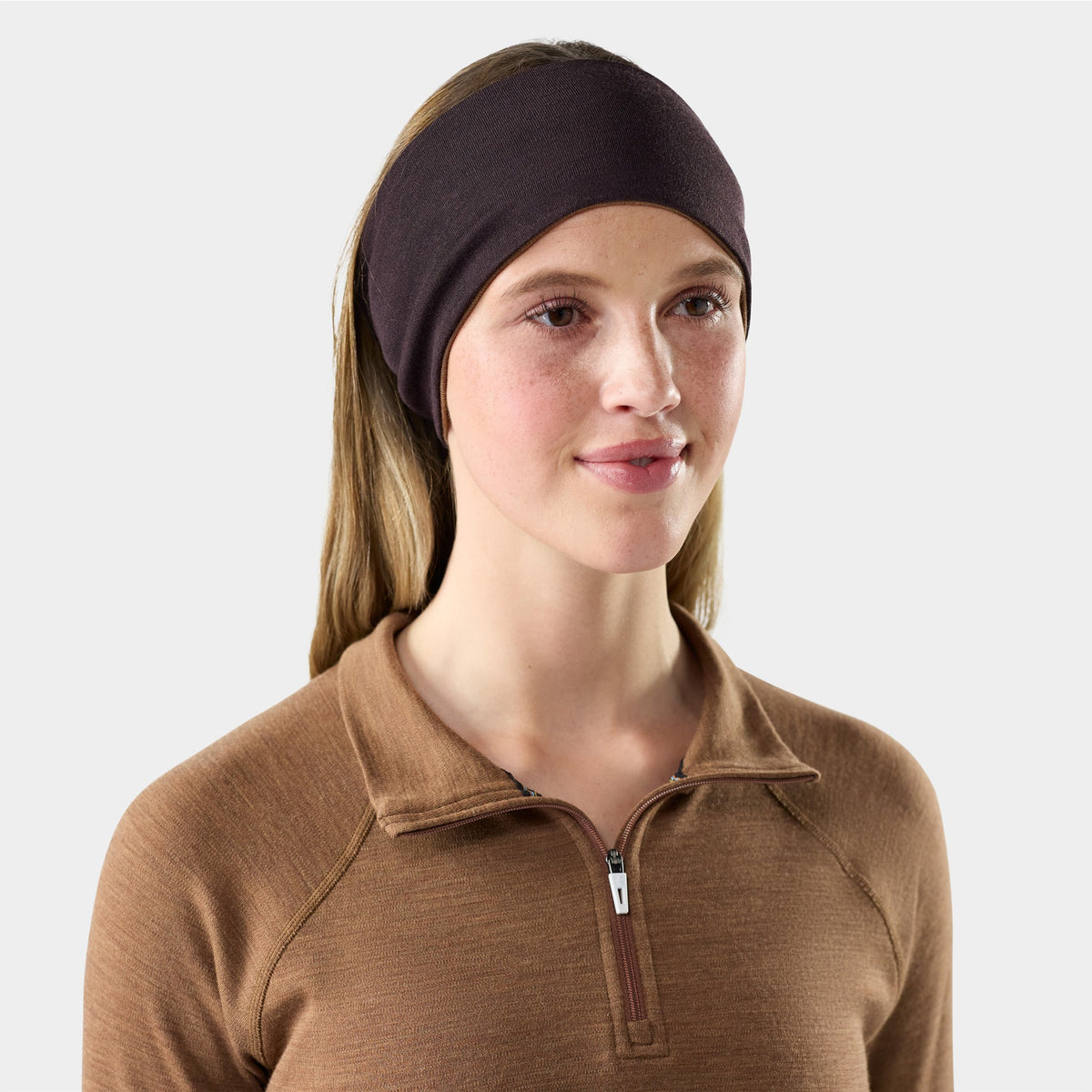 Smartwool Merino 250 Reversible Headband - Q97_Mocha Heather