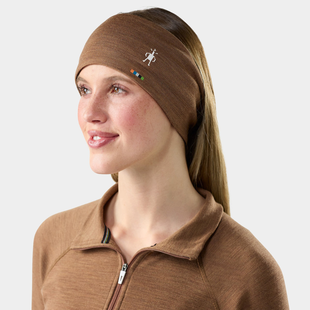 Smartwool Merino 250 Reversible Headband - Q97_Mocha Heather
