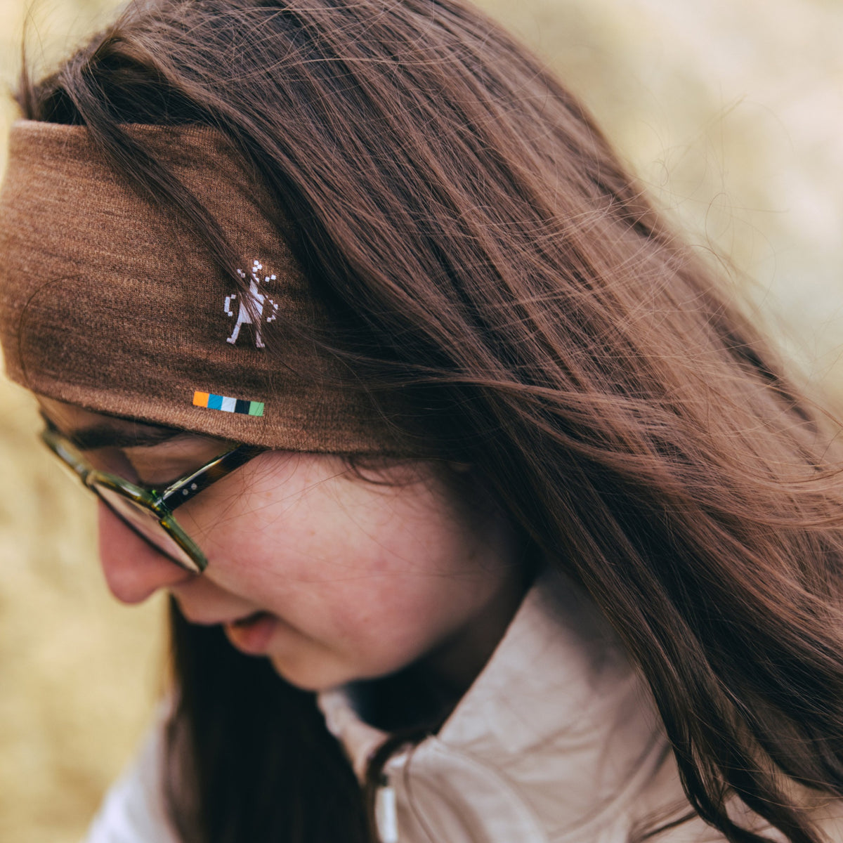 Smartwool Merino 250 Reversible Headband - Q97_Mocha Heather