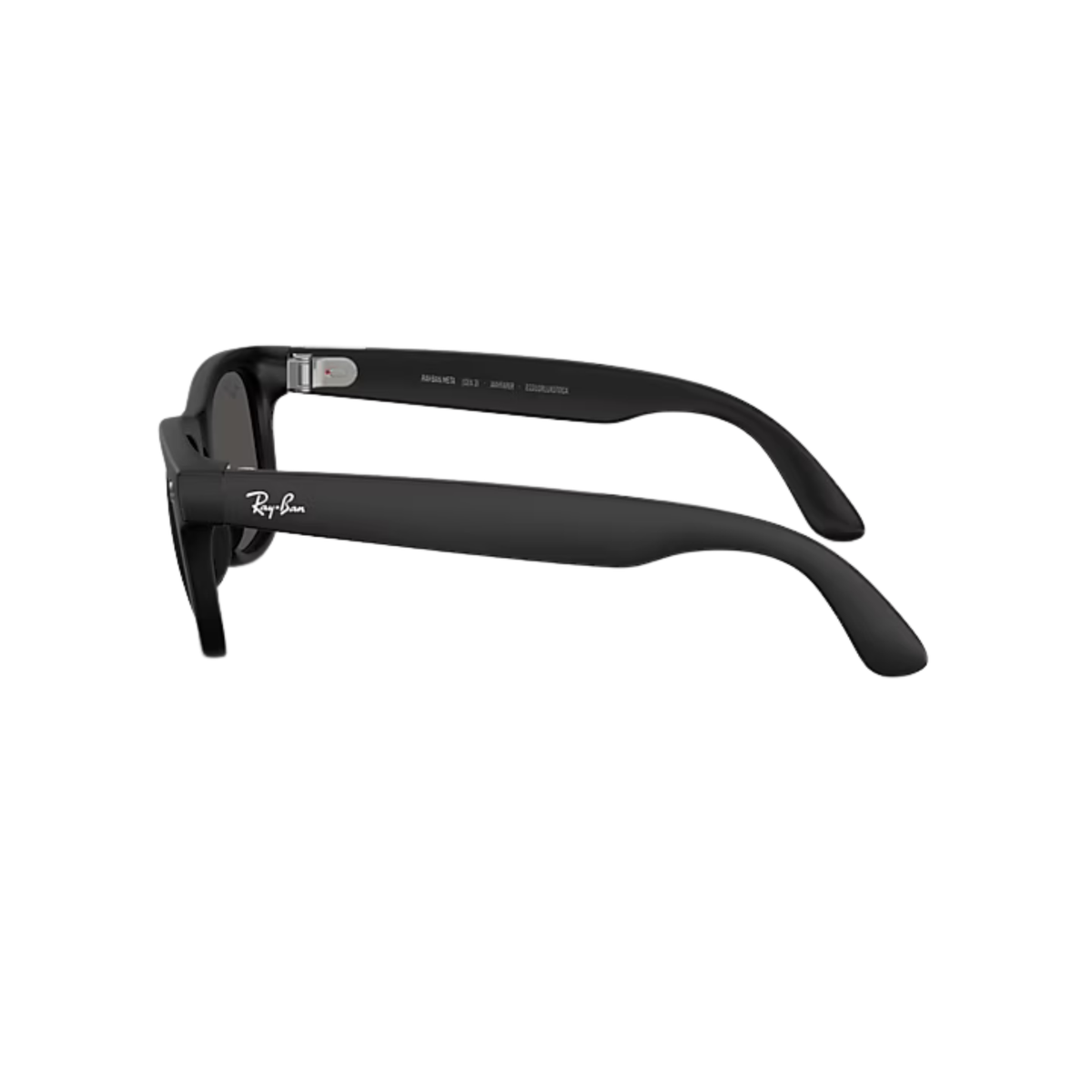Rayban Meta Wayfarer in Matte Black w/ Grey Lens-Matte Black