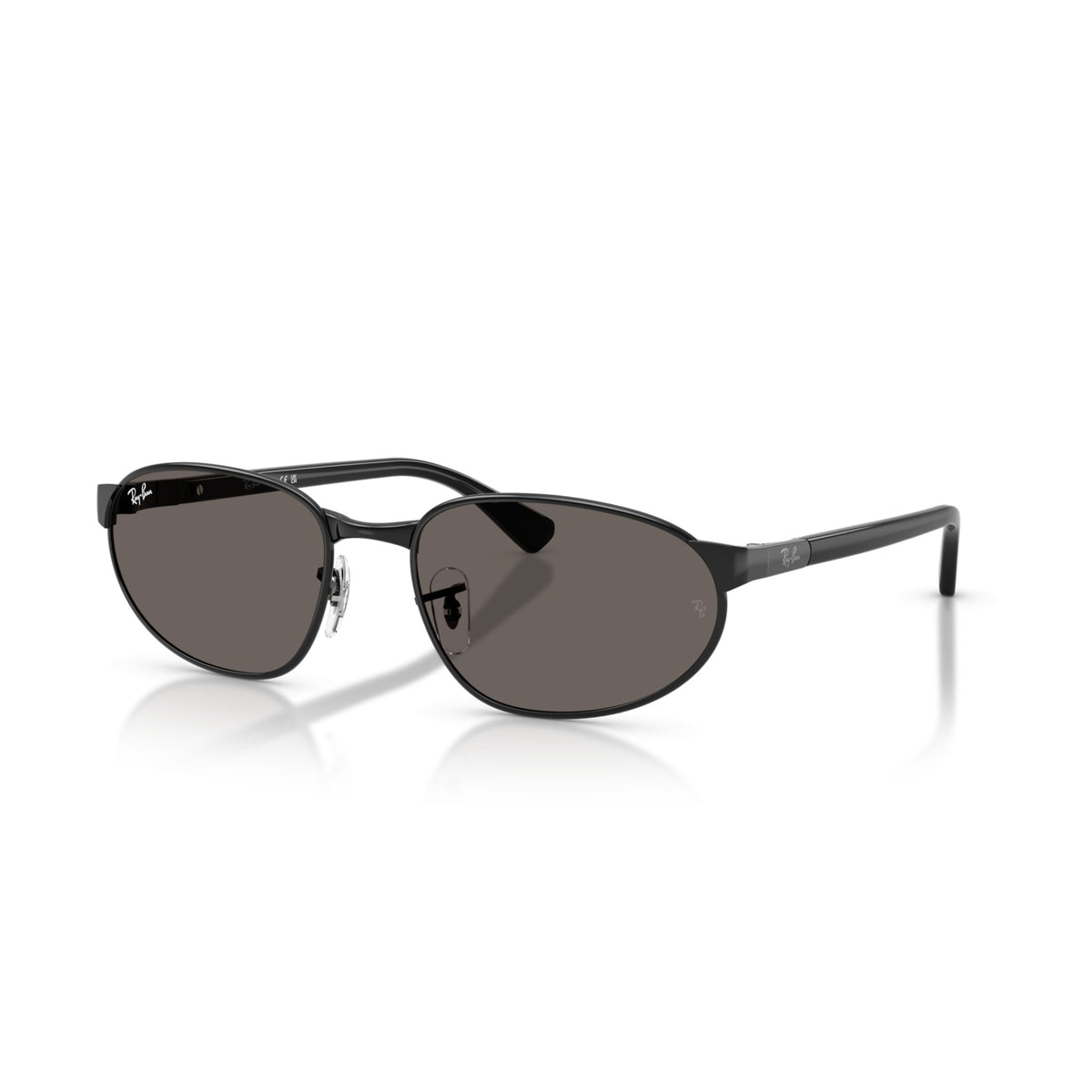 Rayban Metal Unisex Sunglass - BLACK