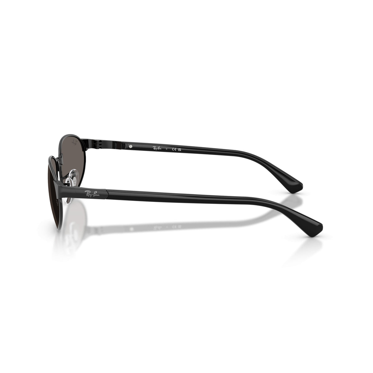Rayban Metal Unisex Sunglass - BLACK