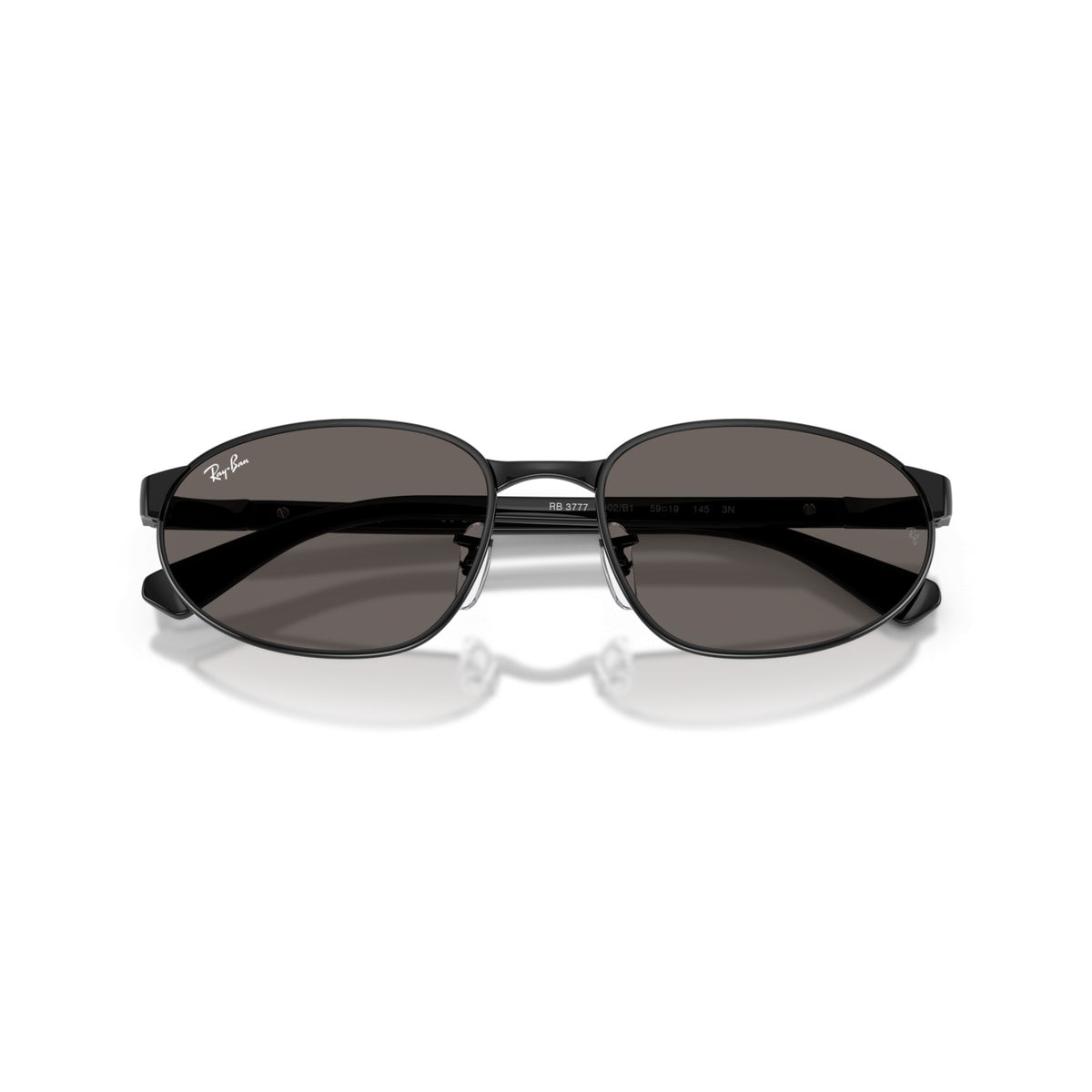 Rayban Metal Unisex Sunglass - BLACK