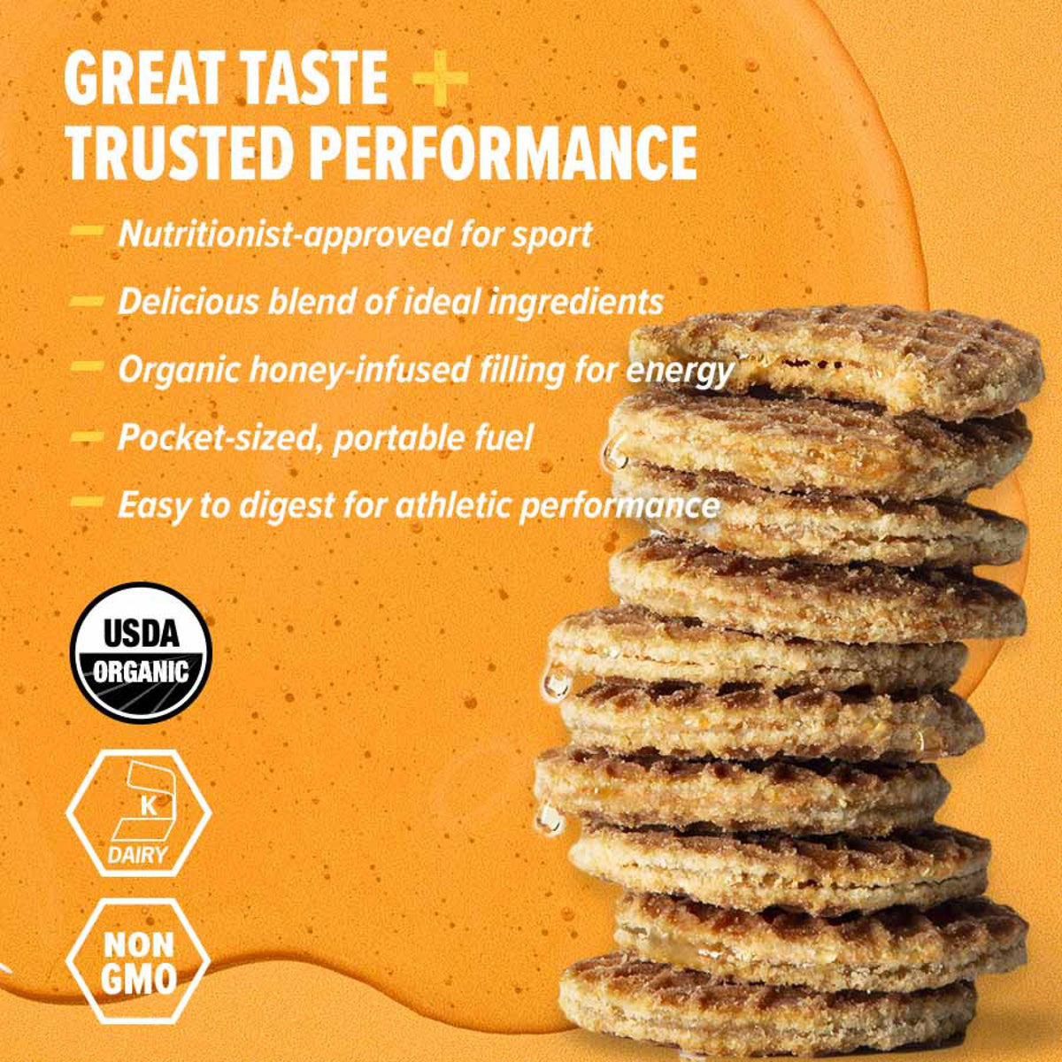 Honey Stinger Mini Waffles Vanilla