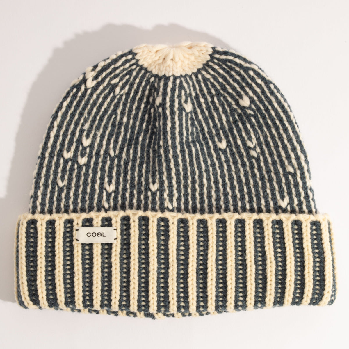 Coal Moraine Beanie - SBN_Storm/Bone