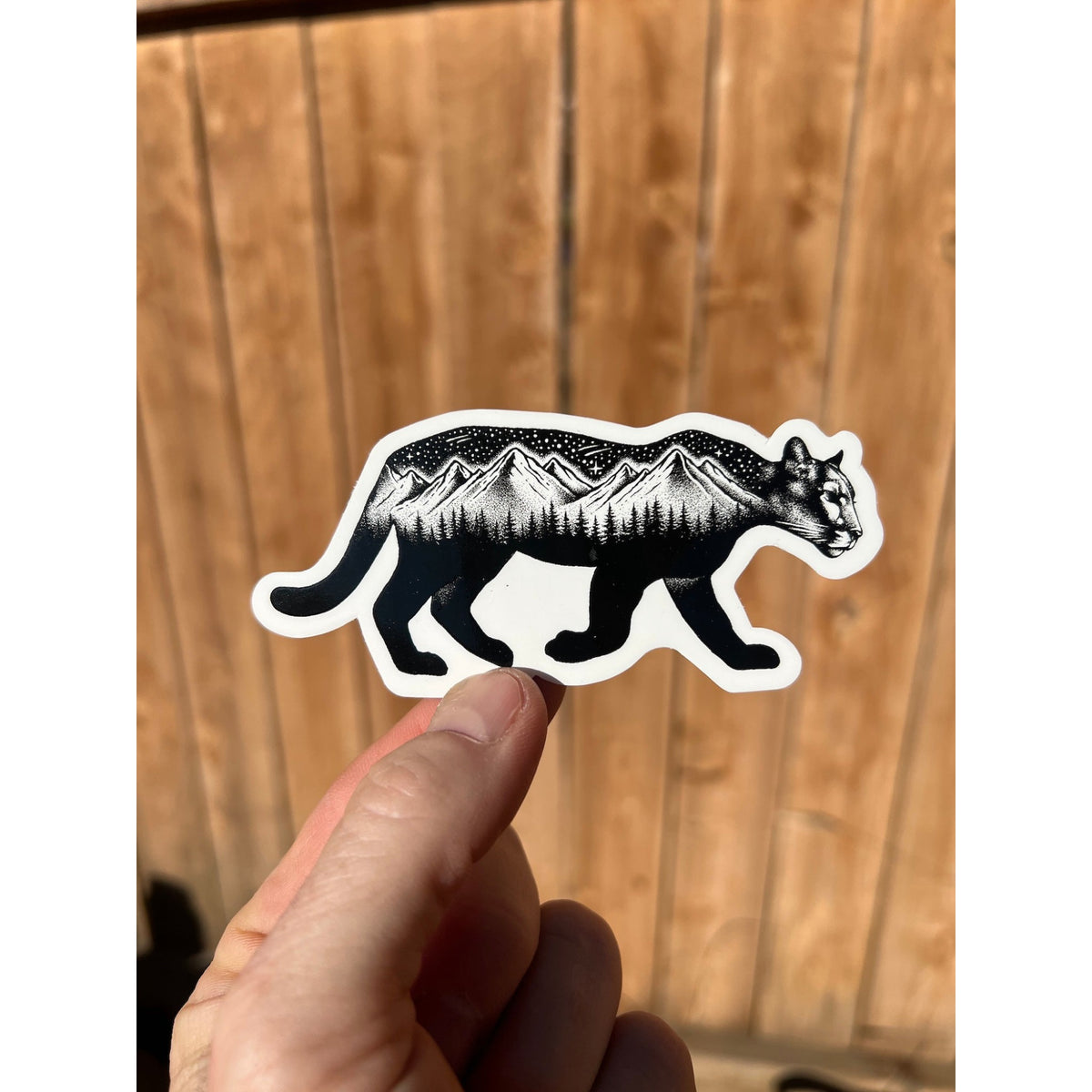 Sticker Art Mountain Lion Sticker