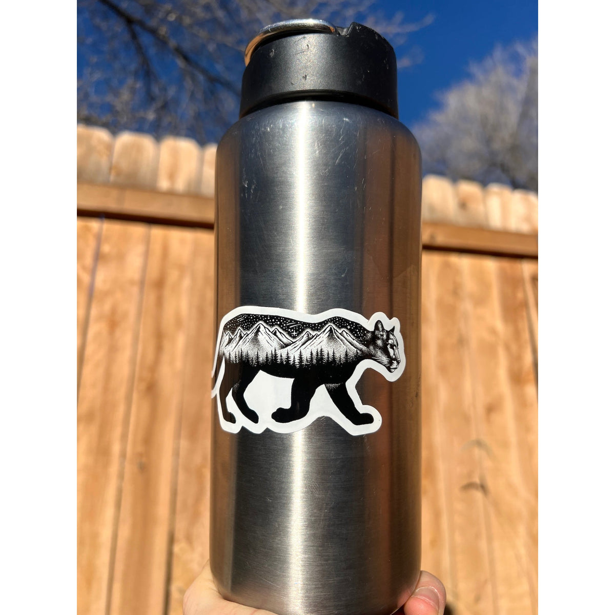 Sticker Art Mountain Lion Sticker