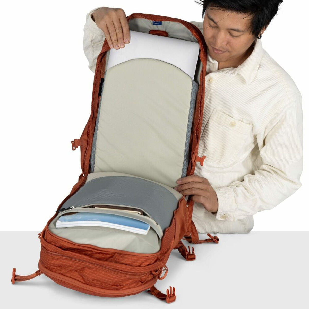 Osprey Nebula in Porcelain Orange Heather