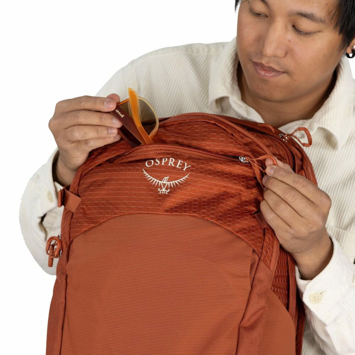 Osprey Nebula in Porcelain Orange Heather