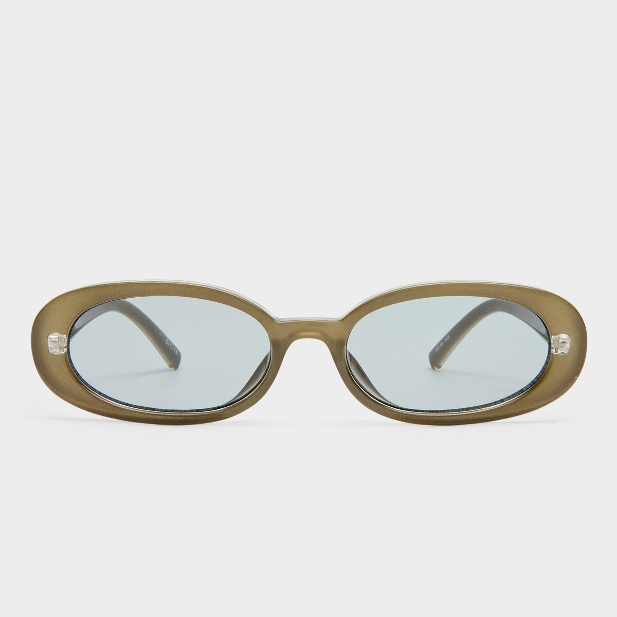 Le Specs Outta Love + Sunglasses - Olive Pearl