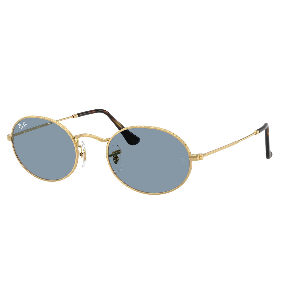Rayban Oval in Arista / Blue-Arista / Blue