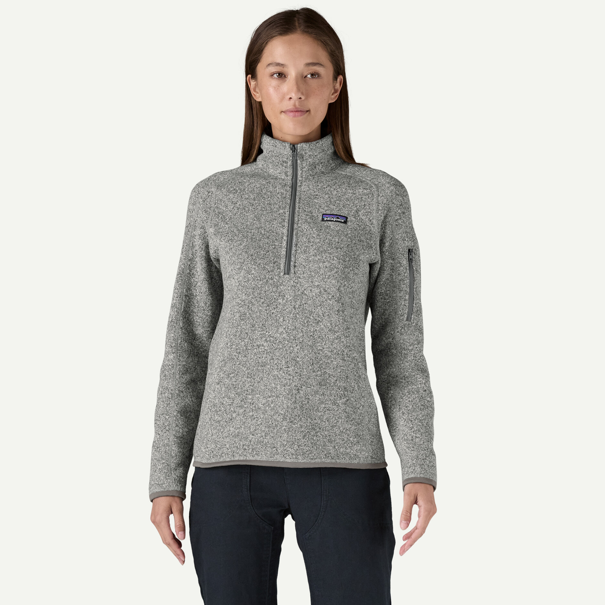 Patagonia PATAGONIA Womens Better Sweater 1/4 Zip-Brich White