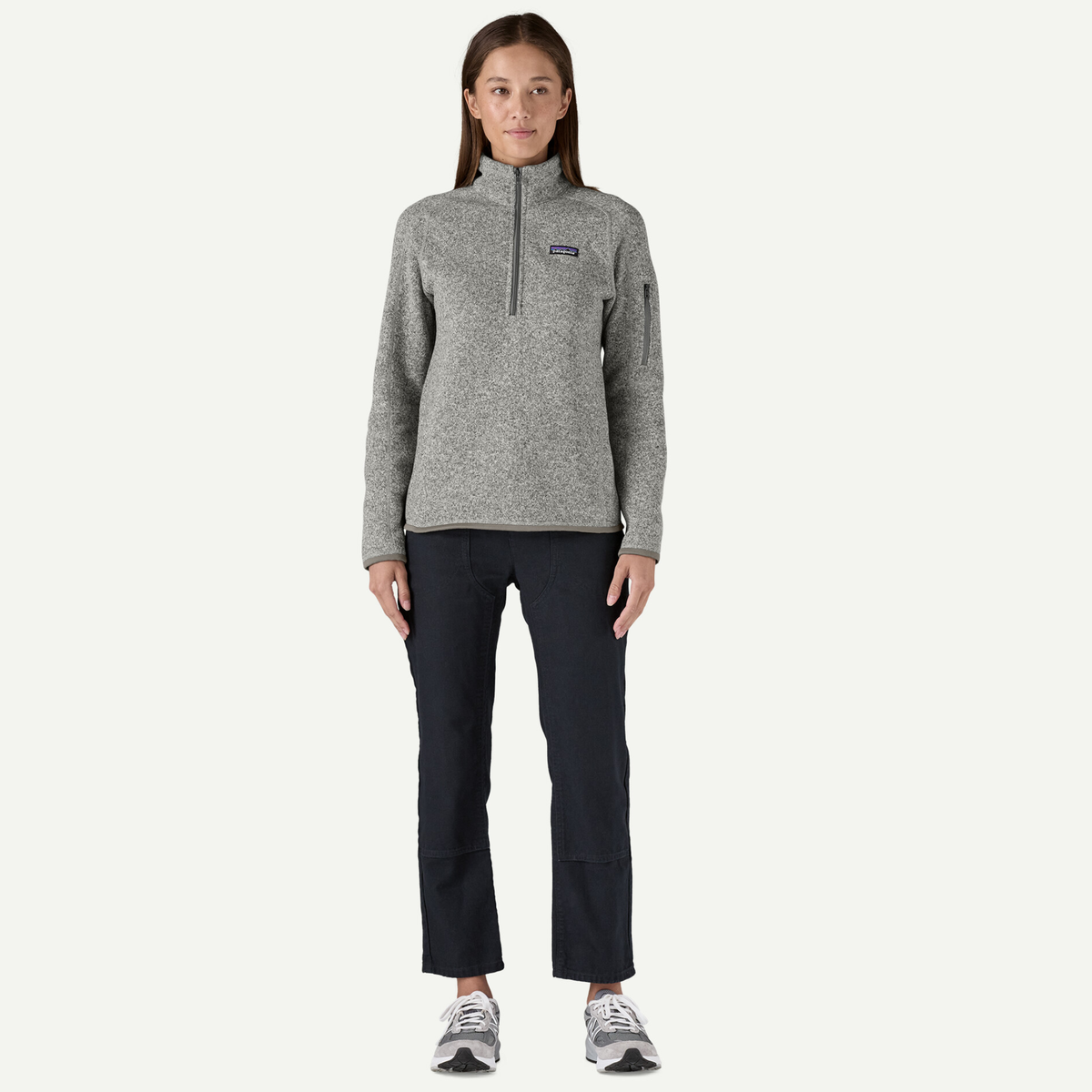 Patagonia PATAGONIA Womens Better Sweater 1/4 Zip-Brich White