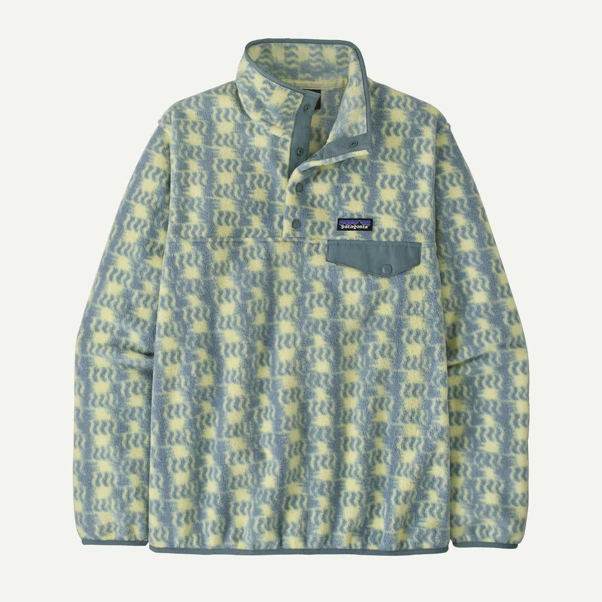 Patagonia PATAGONIA Womens LW Synch Snap-T Pull Over - SNQS_Sun Quilt: Blue Sage