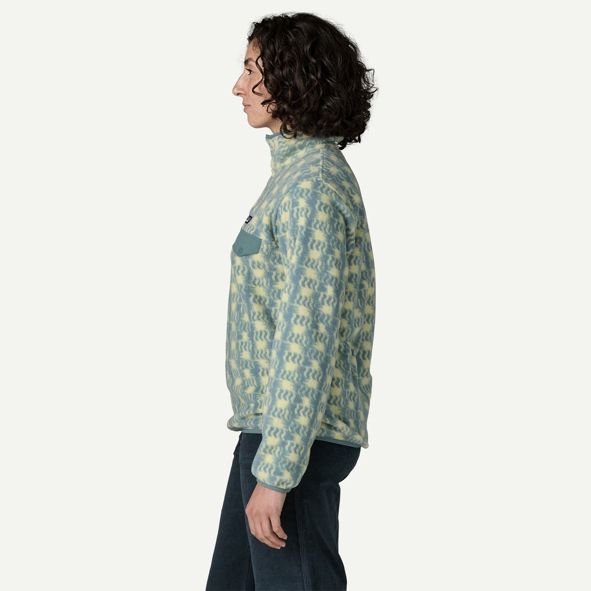 Patagonia PATAGONIA Womens LW Synch Snap-T Pull Over - SNQS_Sun Quilt: Blue Sage