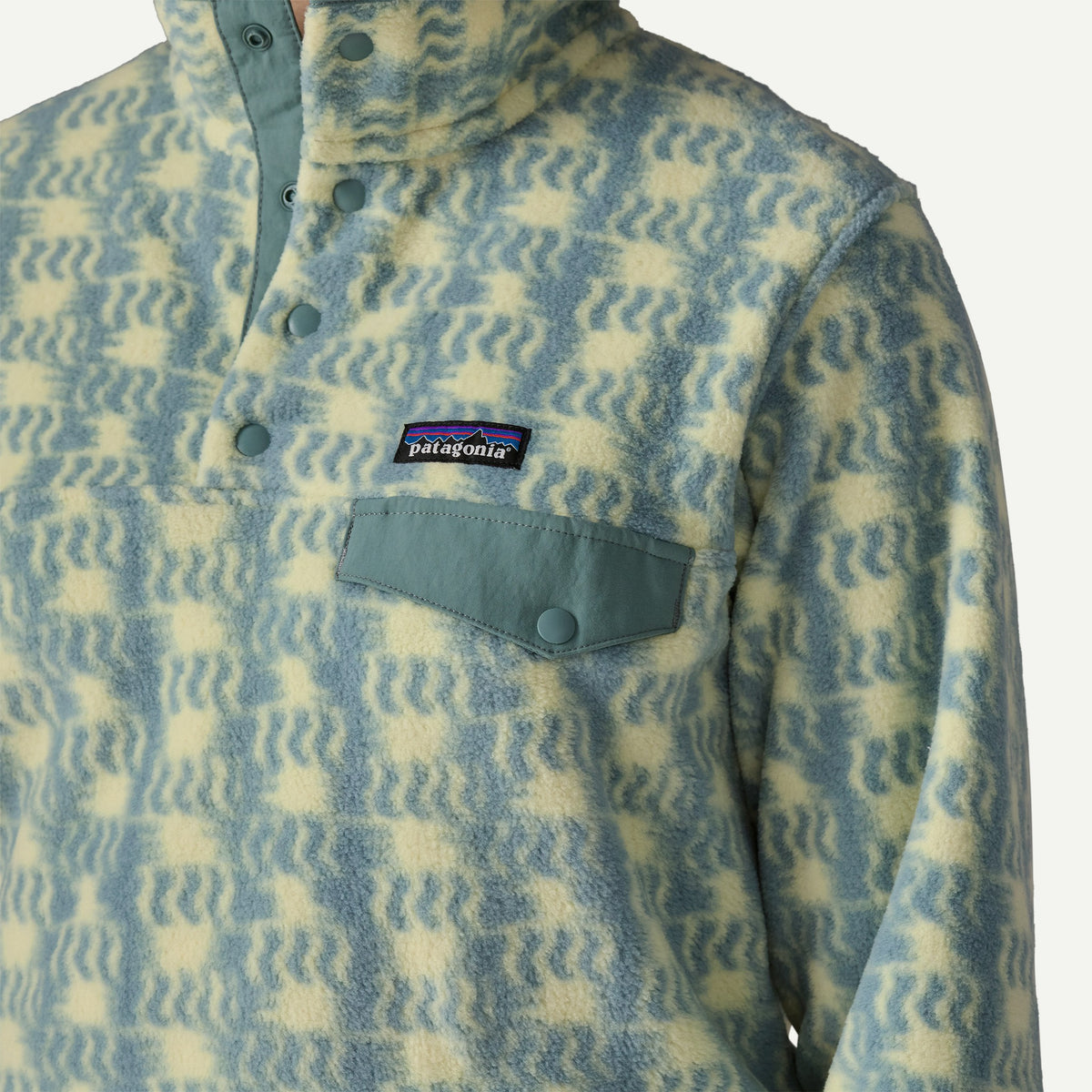 Patagonia PATAGONIA Womens LW Synch Snap-T Pull Over - SNQS_Sun Quilt: Blue Sage