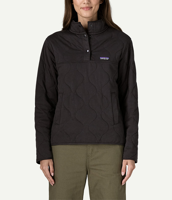 Womens Daily Quilted Snap-T P/O