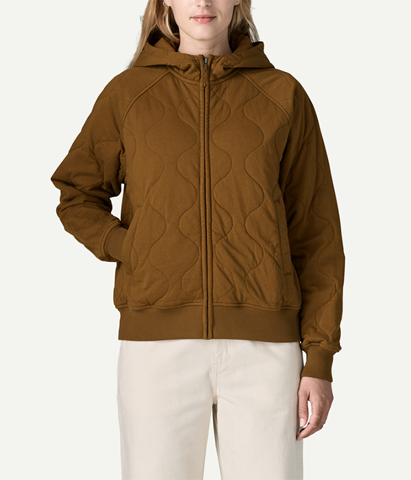 Womens Daily Quilted Hoody