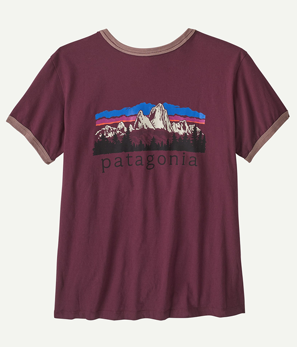Womens Fitz Roy Foothills Ringer Tee