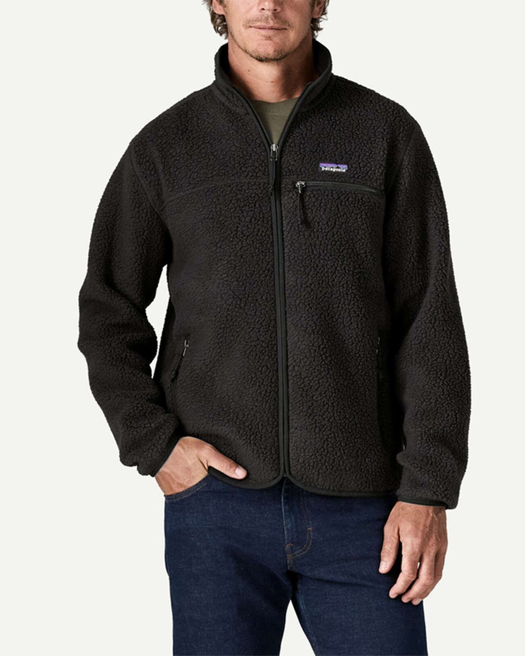 Mens Retro Pile Jacket