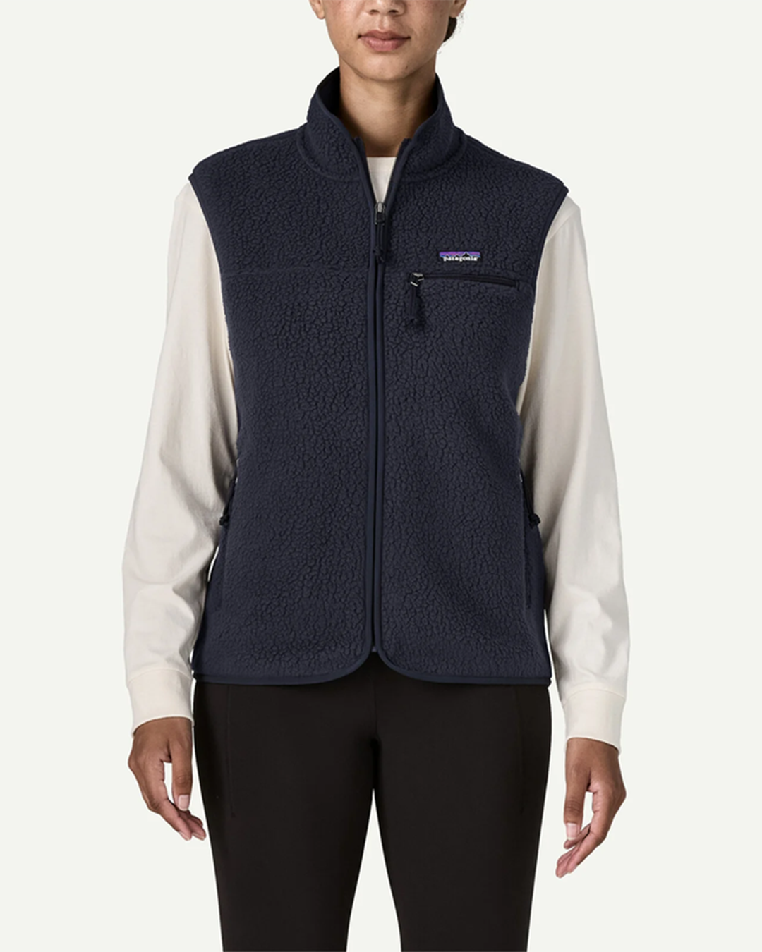Womens Retro Pile Vest