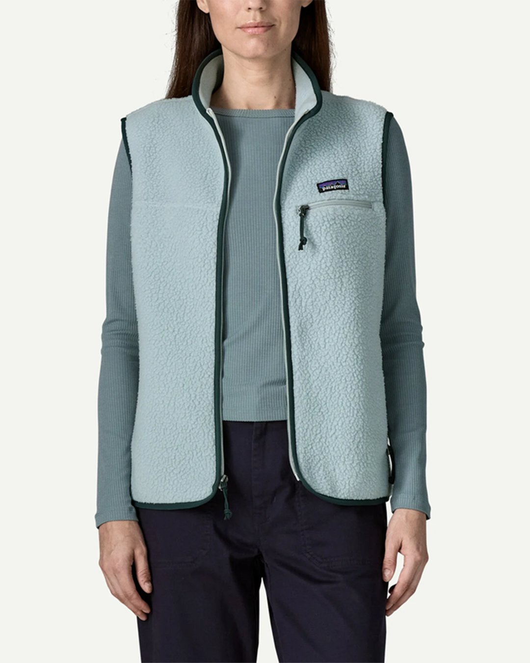 Womens Retro Pile Vest F26