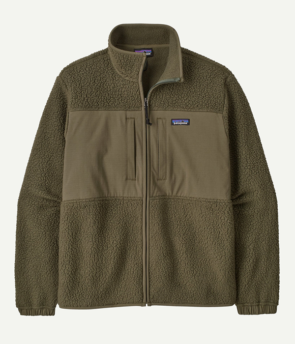 Mens Retro Pile Patch Jacket