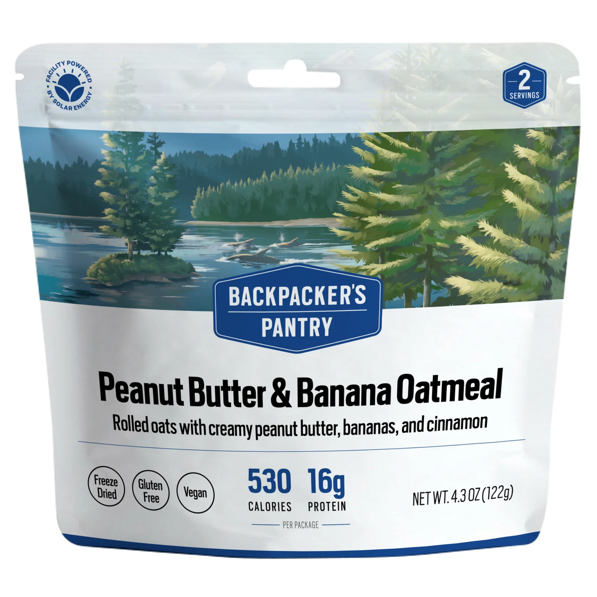 Backpacker's Pantry Peanut Butter & Banana Oatmeal 1P Vegan