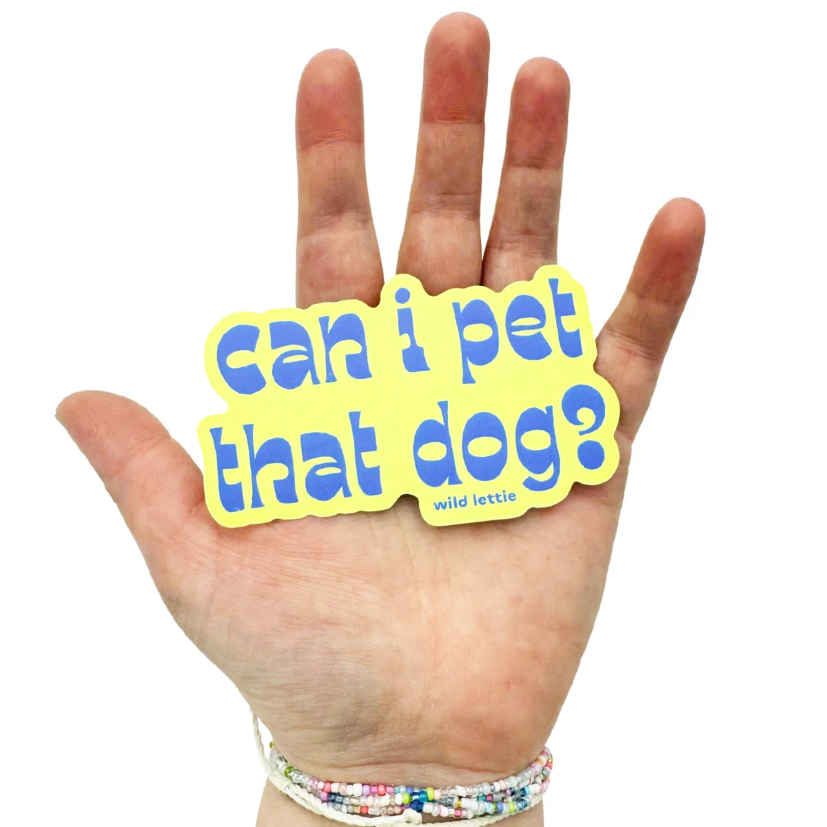 Wild Lettie Pet That Dog Sticker