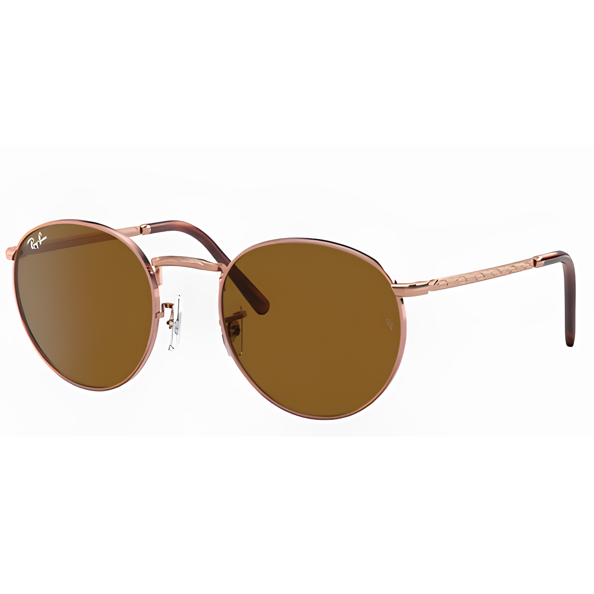 Rayban Rayban New Round in Rose Gold-Rose Gold